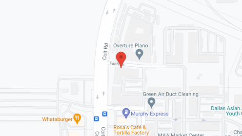 Map of the neighborhood around Overture Plano  55+ Apartment Homes