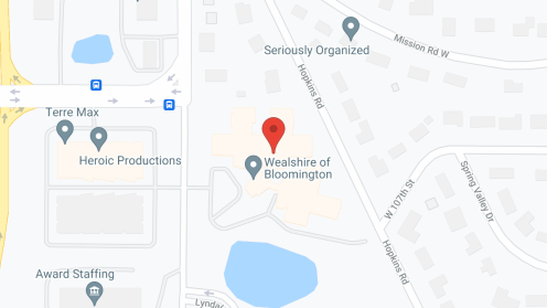 Map of the neighborhood around Wealshire Of Bloomington