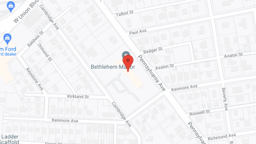 Bethlehem Manor Senior Living in google map