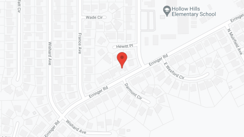 Map of the neighborhood around Golden Years RCFE