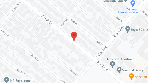 Map of the neighborhood around Newport Heights Manor