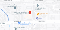 Town East Rehabilitation And Healthcare Center in google map