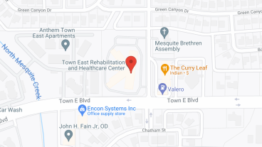 Town East Rehabilitation And Healthcare Center in google map