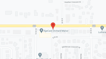 AgeCare Orchard Manor in google map