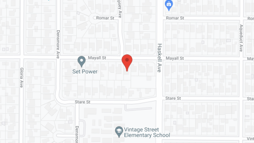 Map of the neighborhood around Golden Years Board and Care