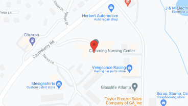 Cumming Nursing Center in google map