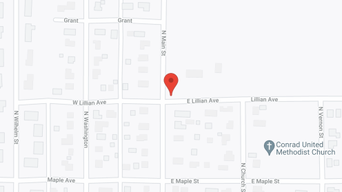 Map of the neighborhood around Oak Estates