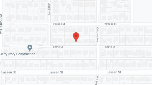 Map of the neighborhood around Twin Palms