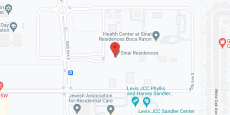 Toby and Leon Cooperman Sinai Residences Boca Raton, a CCRC in google map