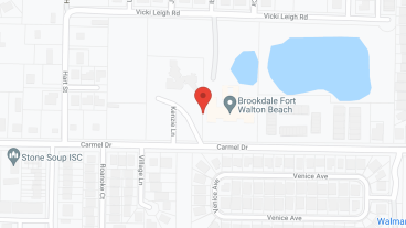 Brookdale Fort Walton Beach in google map
