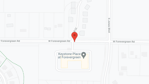 Map of the neighborhood around Keystone Place at Forevergreen