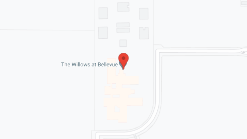 Map of the neighborhood around The Willows at Bellevue