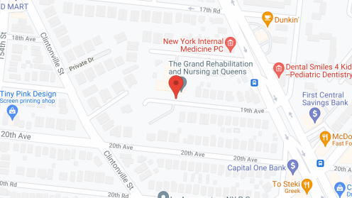 Map of the neighborhood around The Grand Rehabilitation and Nursing at Queens