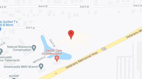 Map of the neighborhood around Mill Pond Health Campus