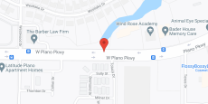 Bader House - Plano in google map
