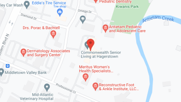 Commonwealth Senior Living at Hagerstown in google map