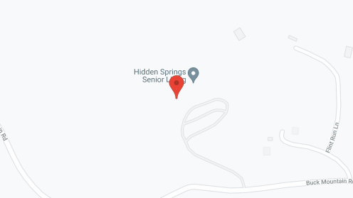 Map of the neighborhood around Hidden Springs Senior Living