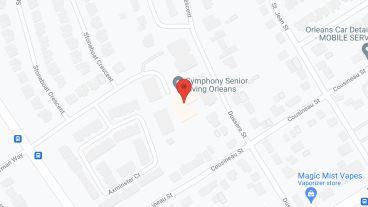 Symphony Senior Living Orleans in google map
