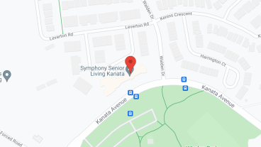 Symphony Senior Living Kanata in google map