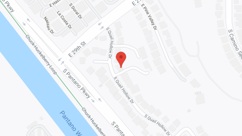 Map of the neighborhood around Grace Home II
