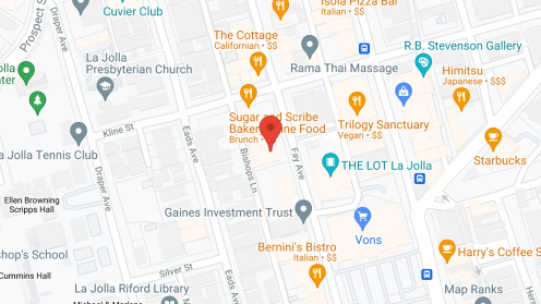 Map of the neighborhood around Monarch Cottage