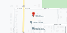 The Evergreen in google map