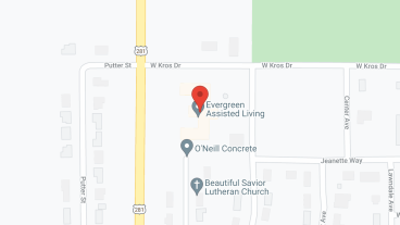 The Evergreen in google map