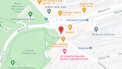 Map of the neighborhood around Waterstone at the Circle