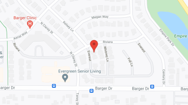 Evergreen Senior Living in google map