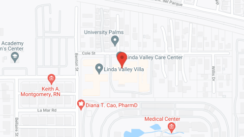 Map of the neighborhood around Loma Linda Assisted Living
