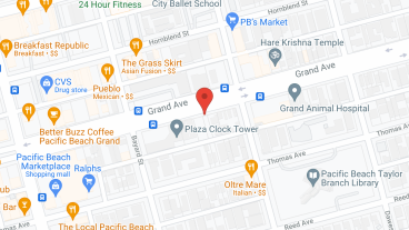 Oakmont of Pacific Beach in google map