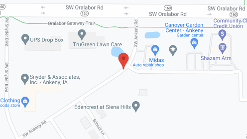 Map of the neighborhood around Edencrest at Siena Hills