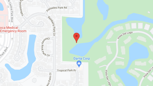 Map of the neighborhood around The Meridian at Boca Raton