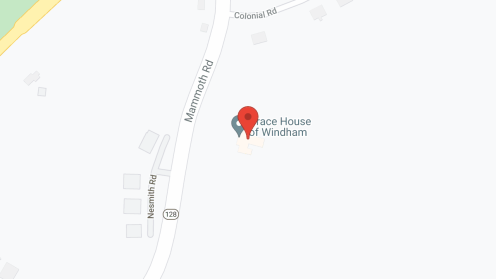 Map of the neighborhood around Grace House of Windham