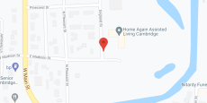 Home Again Assisted Living Cambridge in google map