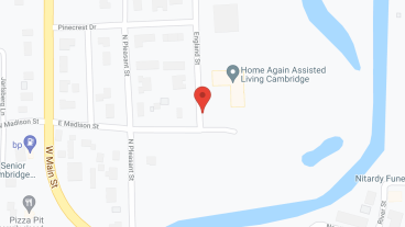Home Again Assisted Living Cambridge in google map