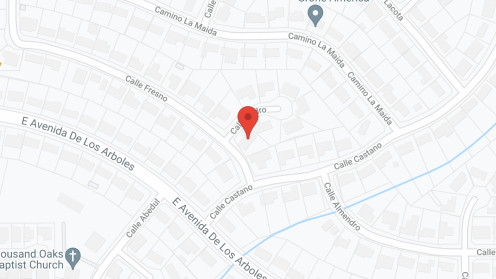 Map of the neighborhood around FamilyCare Cottages