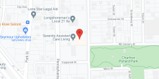 Serenity Assisted Living in google map
