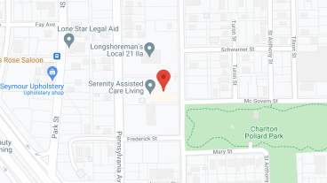 Serenity Assisted Living in google map