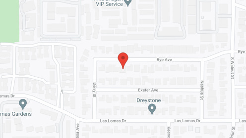 Map of the neighborhood around Whittier Cottage