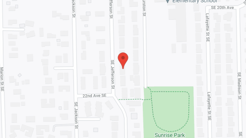 Map of the neighborhood around Sunshine Group Home