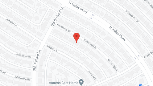 Map of the neighborhood around Gracious Care Home - Lewisville