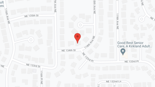 Map of the neighborhood around Green Park Adult Family Home II