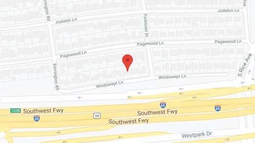 Map of the neighborhood around Houston - Arad Senior Care 2