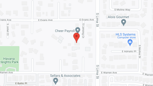Map of the neighborhood around Jewel Assisted Living II