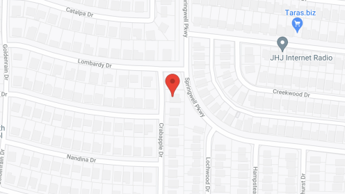 Map of the neighborhood around CE White Residential Care