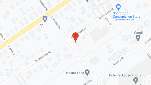 Map of the neighborhood around Manny's AFC II