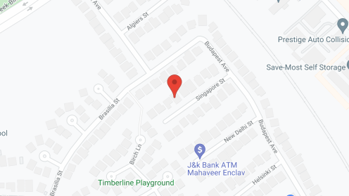 Map of the neighborhood around Soleil Senior Living