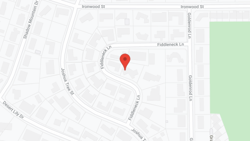 Map of the neighborhood around Shadow Palms Manor