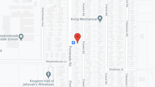 Map of the neighborhood around Poway Residential Care, LLC